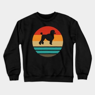 Poodle Retro Dog Crewneck Sweatshirt